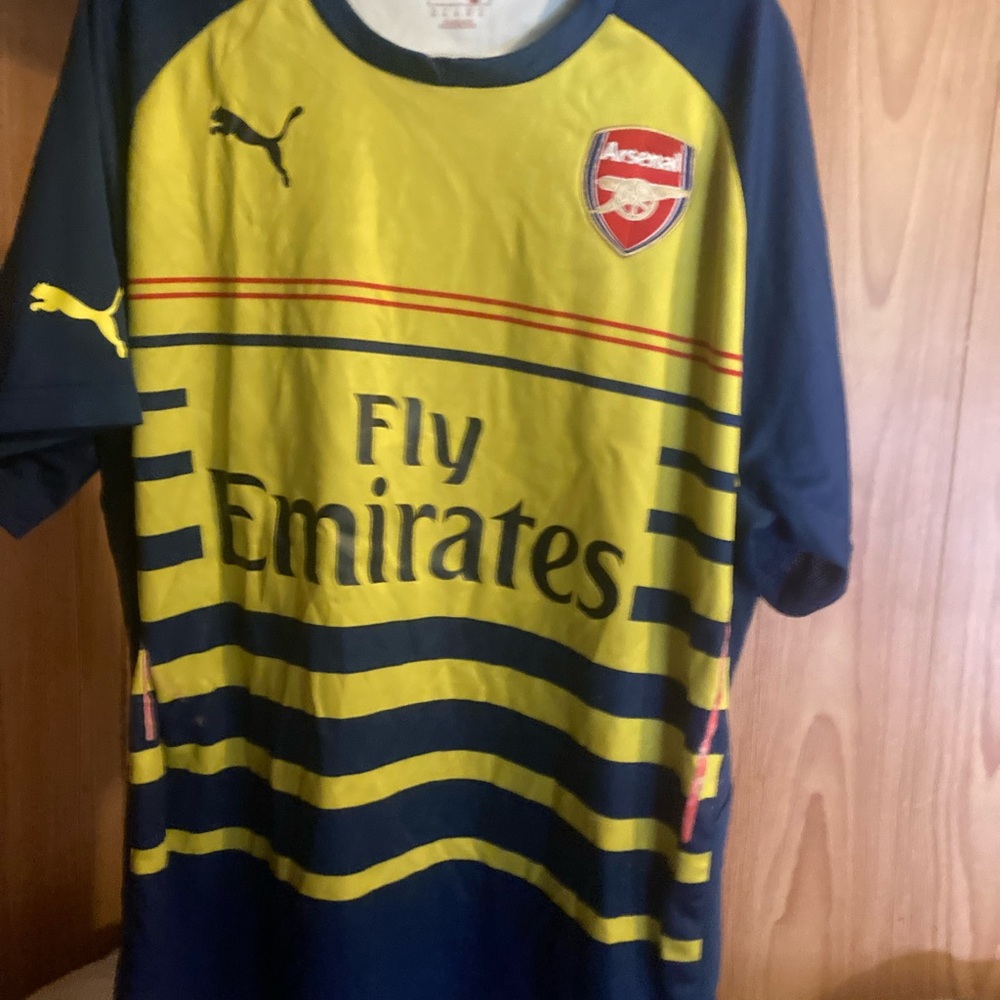 Arsenal Yellow and Blue Shirt Puma